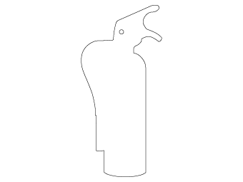 Car air freshener company logo shape customized, dimensions: H: 46.931mm, L: 100.297mm.