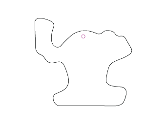 Car air freshener animal shape customized, dimensions: H: 69.998mm, L: 63.625mm.