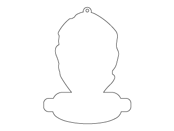 Car air freshener company logo shape customized, dimensions: H: 76.158mm, L: 101.251mm.