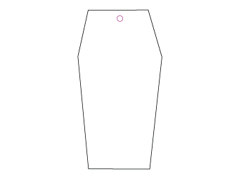 Car air freshener rectangular shape customized, dimensions: H: 51.816mm, L: 98.298mm.